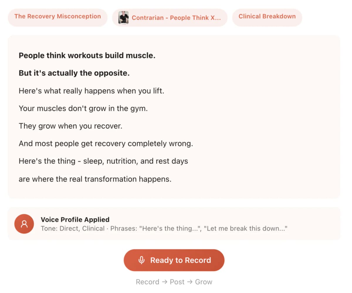 Melda script generation workflow